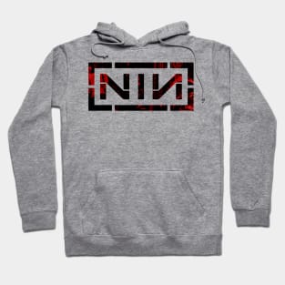 Rock red black nin Hoodie